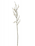 Dekorační větvička s korálky - zlatá, 85cm / 3ks