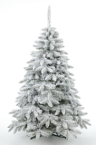 Umělý vánoční stromek smrk, zasněžené 2D jehličí, 180cm