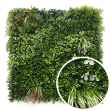 Umělá zelená stěna Vegetace II, 100x100cm