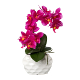 Orchidej fialová v květináči, 33cm