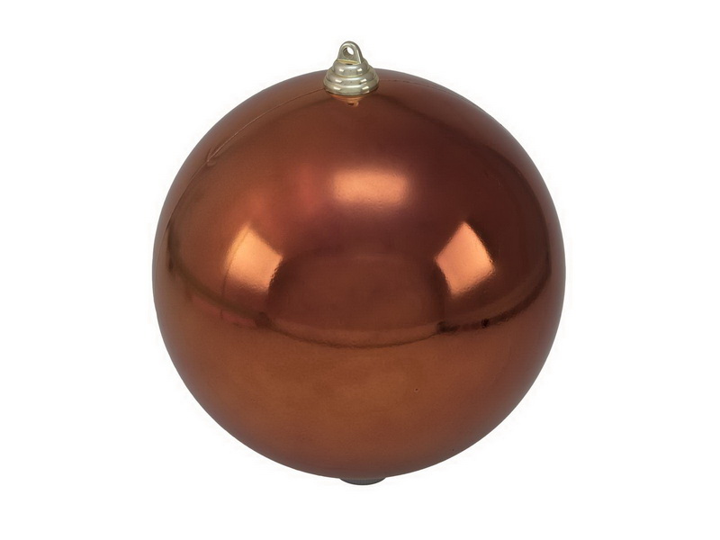 Venkovní Vánoční koule, 30 cm, měděná (1 ks)