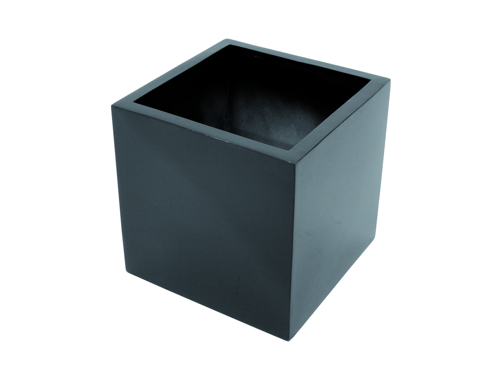 Květináč LEICHTSIN BOX-50, lesklý-černý