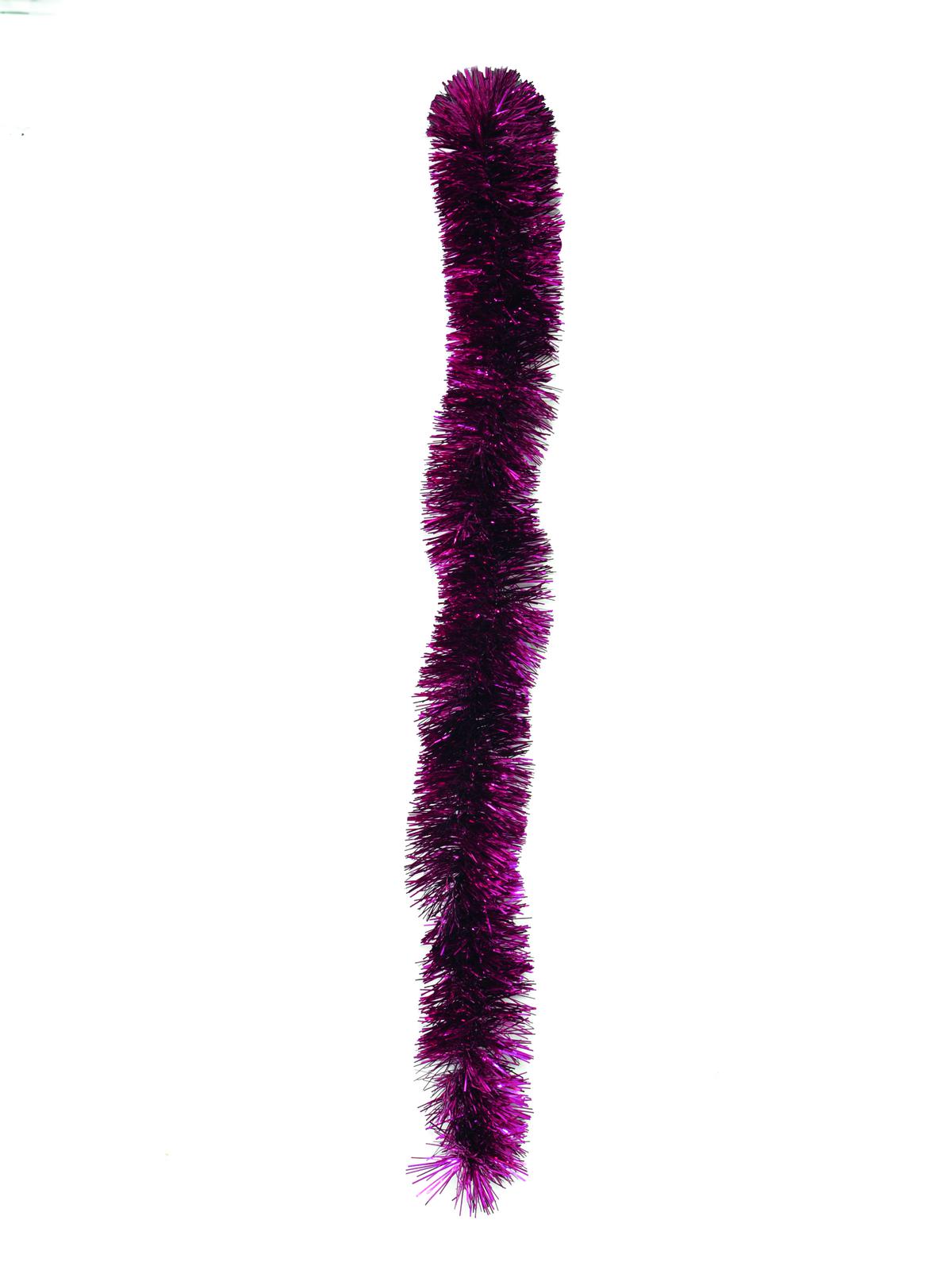 Vánoční řetěz, metalická fialová, 7,5 x 200cm