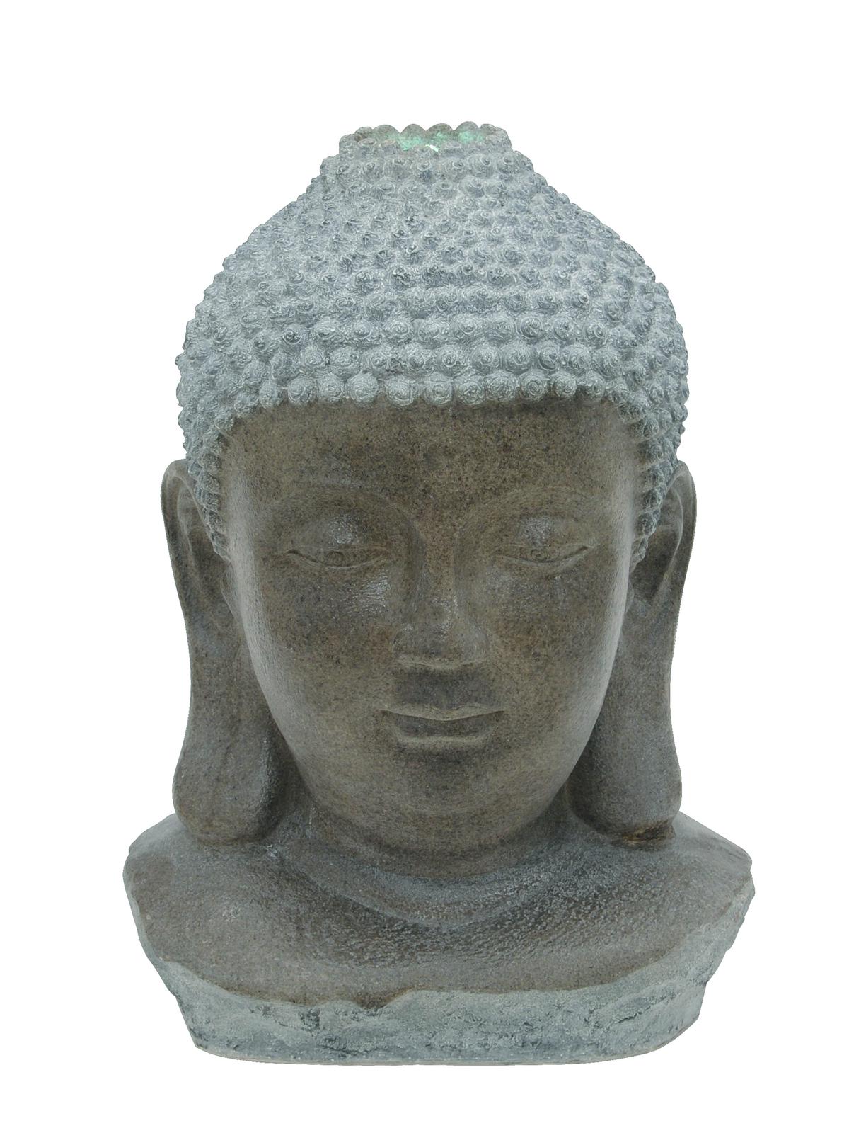 Fontána - hlava Budhy s čerpadlem