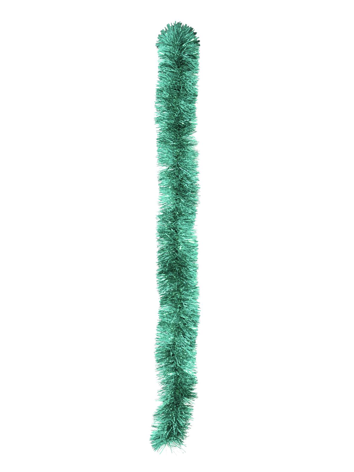 Vánoční řetěz, metalická tyrkysová, 7,5 x 200cm