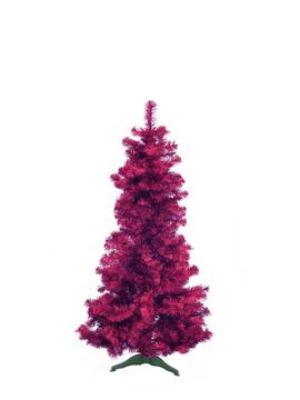 Vánoční stromek jedle metalický, fialová, 180 cm