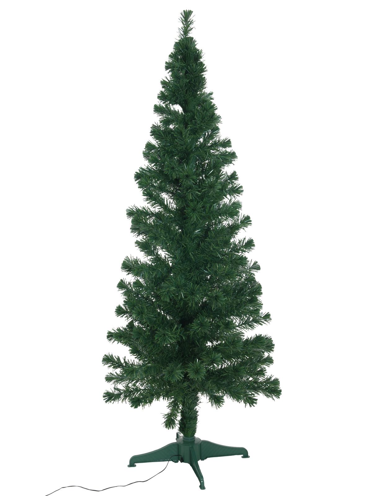 Vánoční strom s optickýmy vlákny (LED) - zelený, 180cm