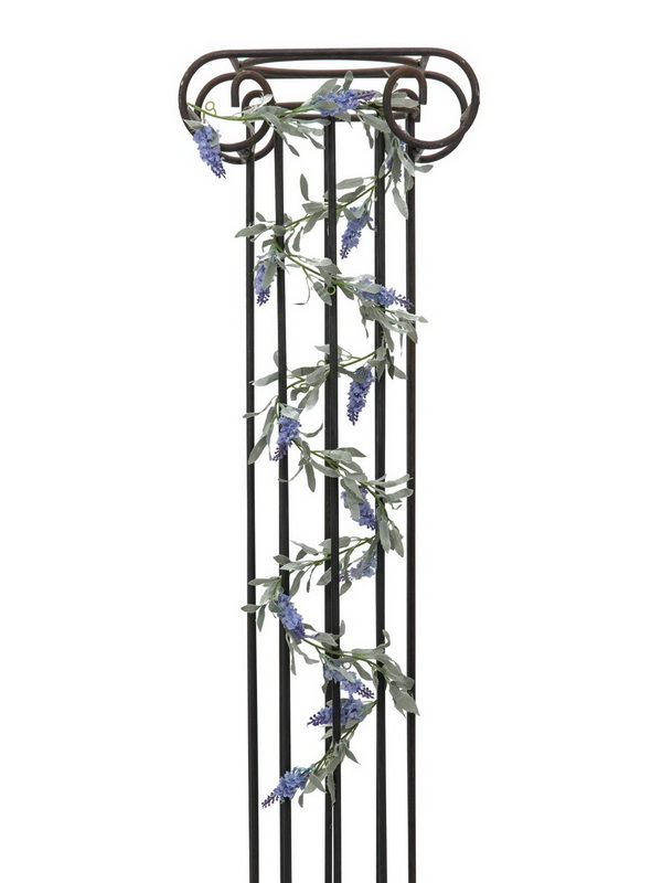 Kvetoucí girlanda modrá, 180cm