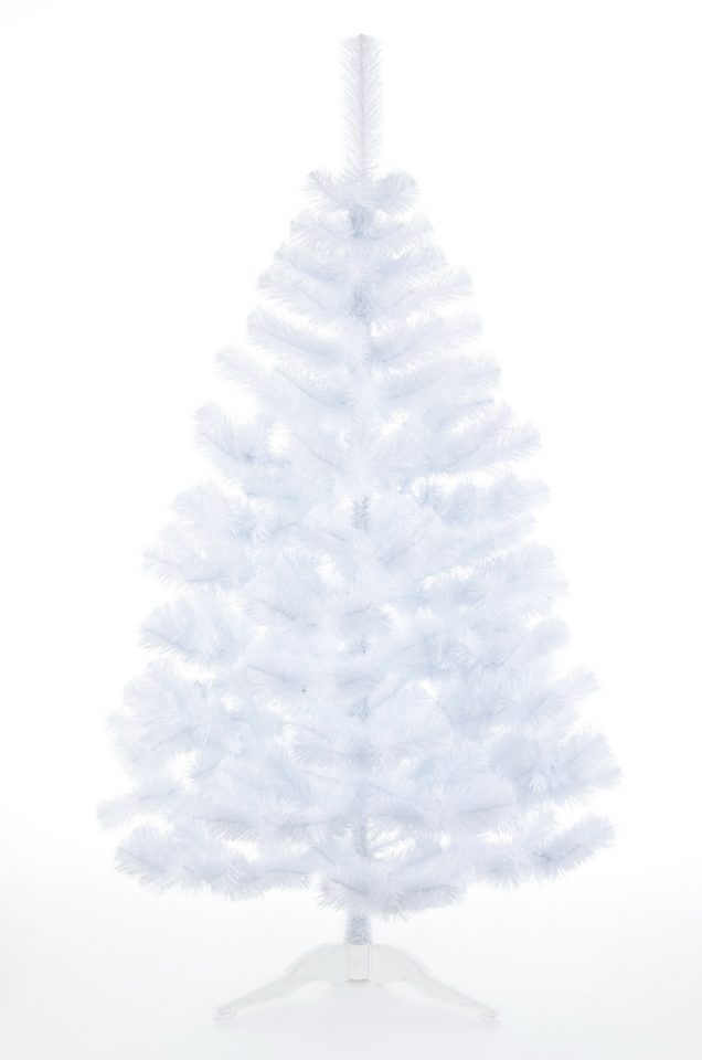 Umělý vánoční stromek borovice bílá, 2D jehličí, 120cm
