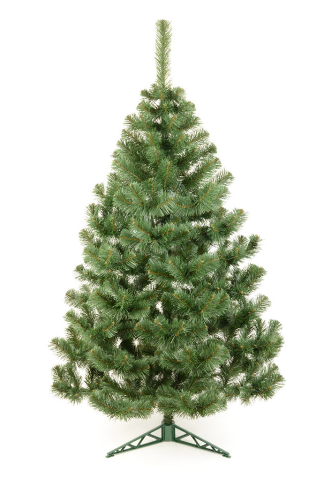 Umělý vánoční stromek borovice, 2D jehličí, 180cm