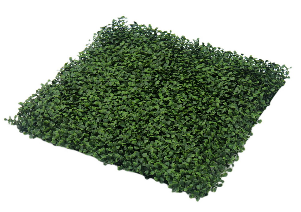 Umělá zelená stěna BUXUS GREEN PREMIUM, dílec 50x50cm, plocha 0,25m2