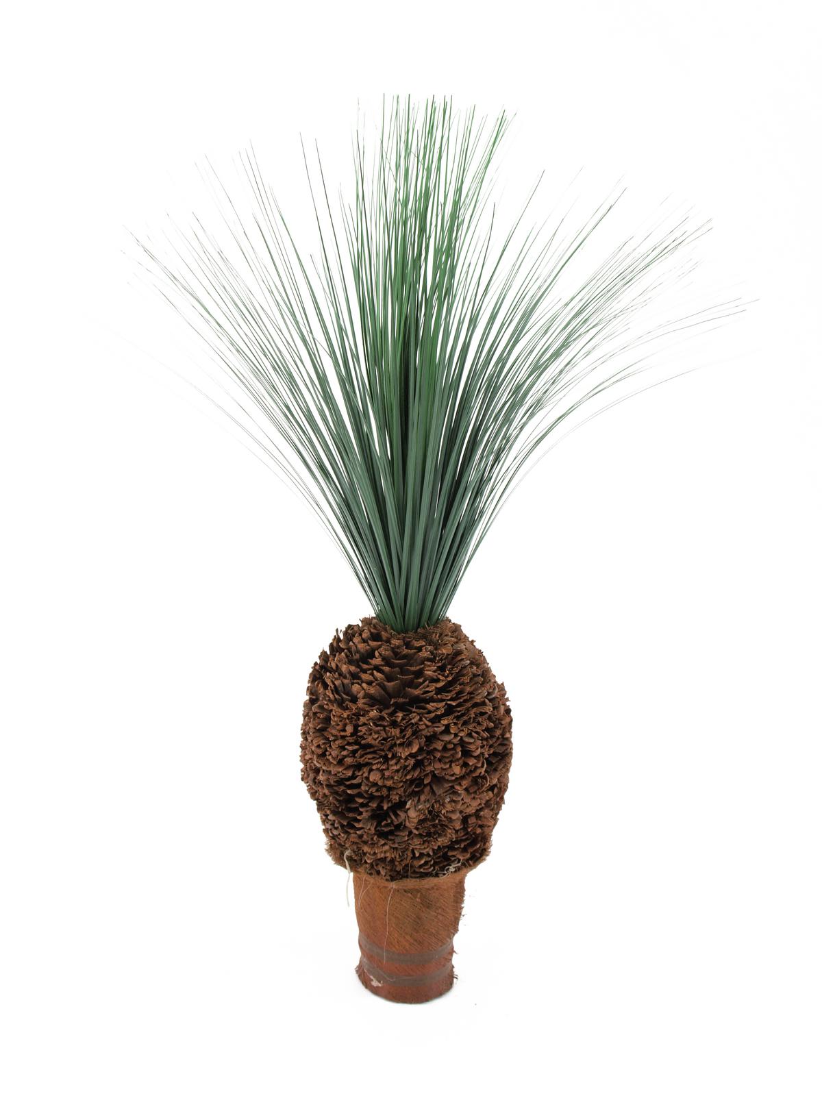 Trávová palma s kmenem, 90cm