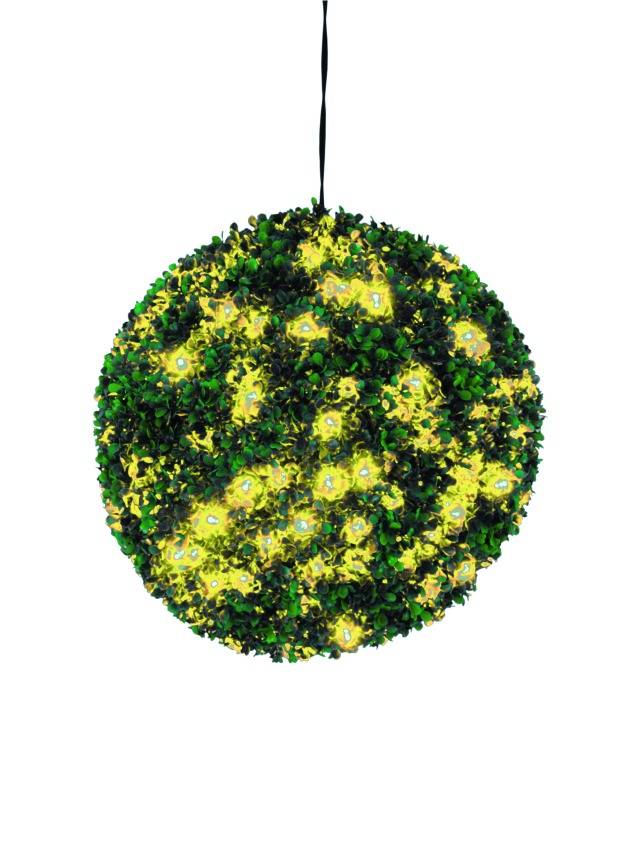 Zimostráz koule, 200 žlutých LED diod, d=40 cm