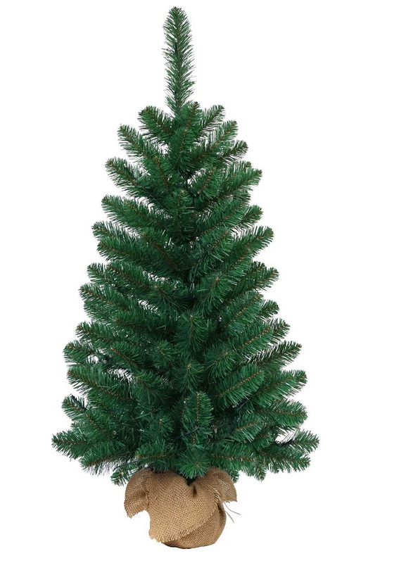 Umělý vánoční stromeček borovice Ruda, jehličí 2D, 90cm