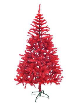 Vánoční strom, červený, 240 cm se stojanem