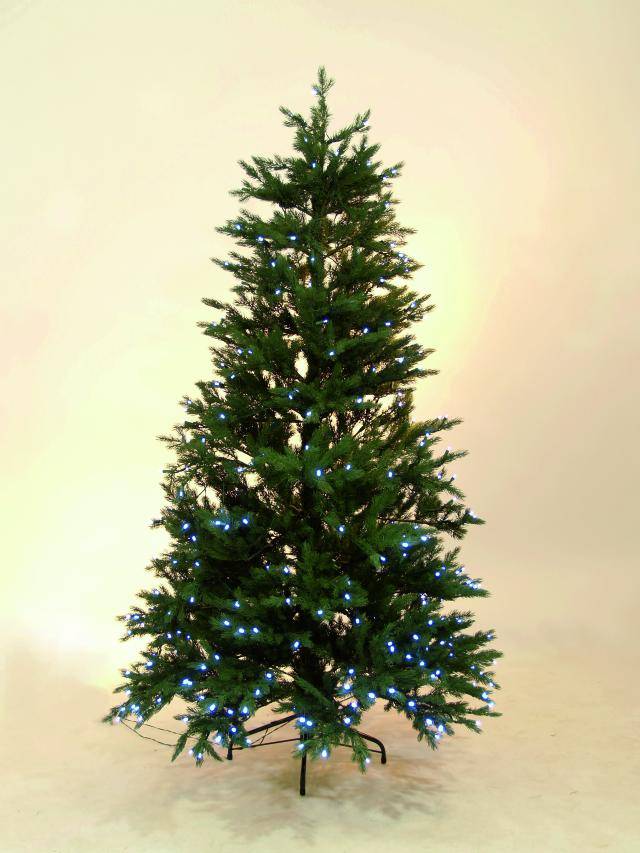 Umělý vánoční stromek s LED, 180 cm