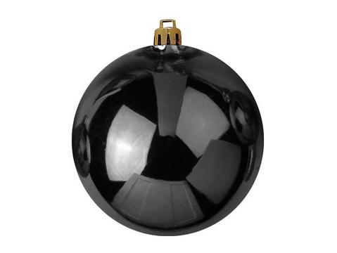 Venkovní Vánoční koule, 7 cm, černá (6 ks)