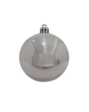 Venkovní Vánoční koule, 30 cm, stříbrná (1 ks)