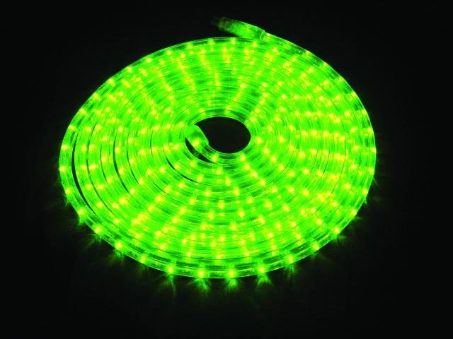 LED světelná hadice, 9m, 36LED/m, zelený