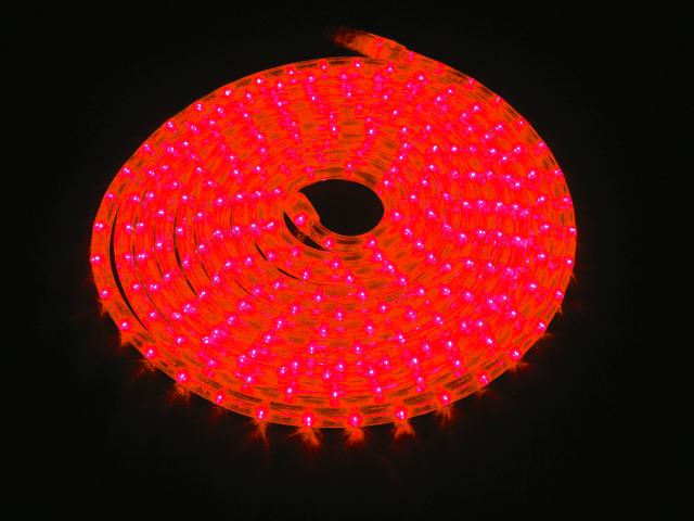 LED světelná hadice, 9m, 36LED/m, červený