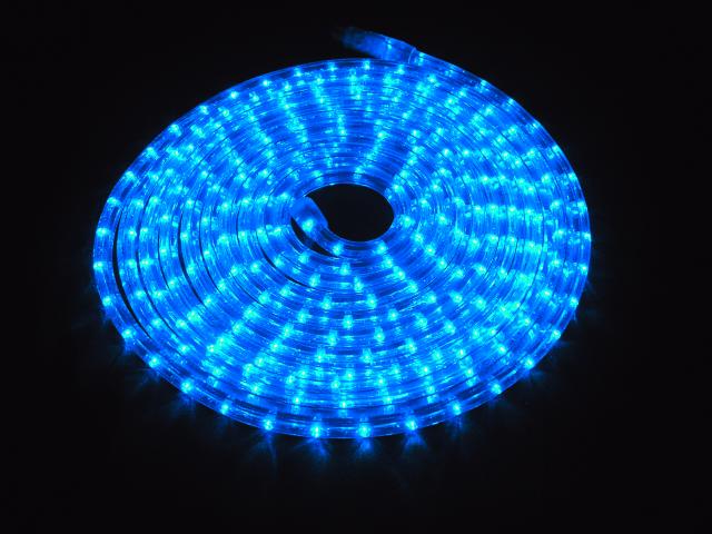 LED světelná hadice, 9m, 36LED/m, modrý