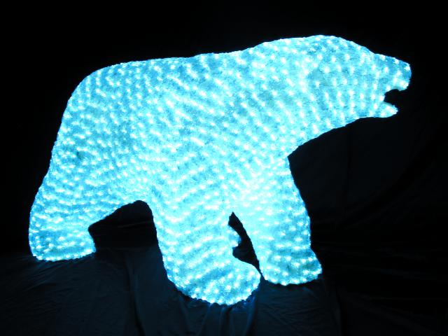 LED medvěd lední (1900 LED diod)