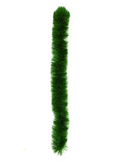 Vánoční řetěz, matná zelená, 7,5 x 200cm