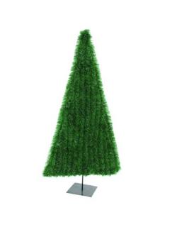 Vánoční stromek plochý, tmavě zelený 120cm