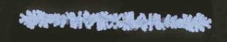 UV bílá girlanda z borovice, 270cm