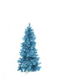 Vánoční stromek jedle metalický, modrá, 180 cm