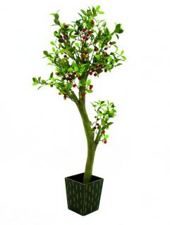 Mini třešňový strom se stmeleným květináčem, 185 cm
