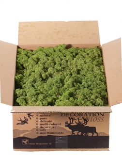 Stabilizovaný mech box 2,7kg - středně zelená