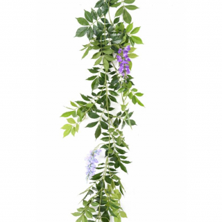 Girlanda vistárie fialová, 180cm