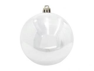 Venkovní Vánoční koule, 20 cm, bílá (1 ks)